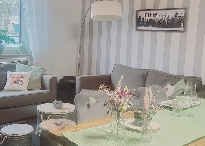 아파트 Eifelraum-relaxwohnung Mit Sauna Oberbettingen